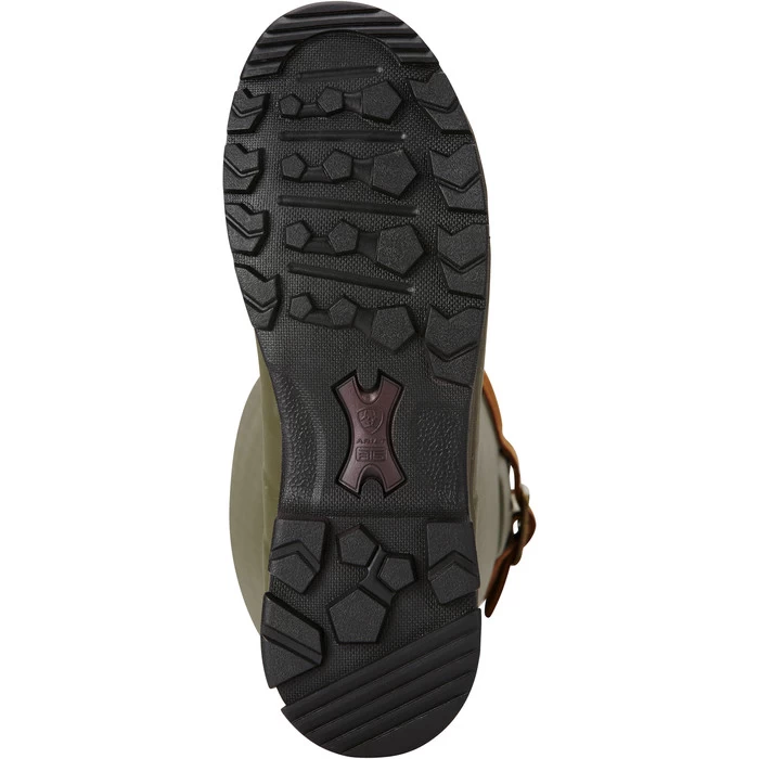 Ariat Mens Burford Wellington Boots - Olive Green 7 Ariat Mens Burford Wellington Boots - Olive Green - Image 5