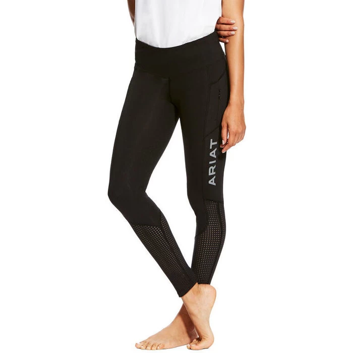 Ariat Womens EOS Knee Patch Tight 10025582 - Black 3 Ariat Womens EOS Knee Patch Tight 10025582 - Black