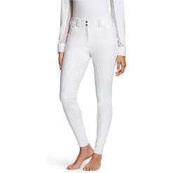 Ariat Womens Tri Factor Grip Full Seat Breeches White