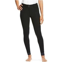Ariat Womens Tri Factor Grip Knee Patch Breeches Black