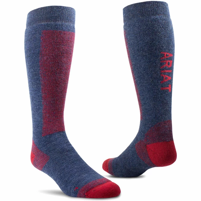 2021 AriatTek Merino Socks 10037886 - Navy / Red 3 2021 AriatTek Merino Socks 10037886 - Navy / Red