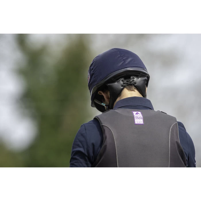 Charles Owen Pro II Plus Round Fit Skull Helmet - Navy Colour Navy 5 Charles Owen Pro II Plus Round Fit Skull Helmet - Navy Colour Navy - Image 3
