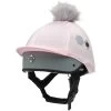 Charles Owen Esme Pom Pom Silk - Baby Pink -Equestrian Products Store Charles Owen Esme Pom Pom Silk Baby Pink 1.700x700