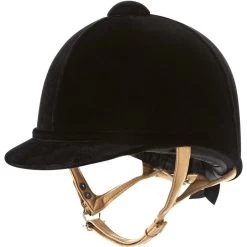 Charles Owen Flesh Fian Hat Black Colour Black