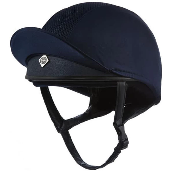 Charles Owen Pro II Plus Round Fit Skull Helmet - Navy Colour Navy 3 Charles Owen Pro II Plus Round Fit Skull Helmet - Navy Colour Navy