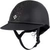 2022 Charles Owen SP8 Plus Leather Look Helmet SP8PLUS2022 - Black / Sparkle Colour Black/Sparkle 2 2022 Charles Owen SP8 Plus Leather Look Helmet SP8PLUS2022 - Black / Sparkle Colour Black/Sparkle -Equestrian Products Store Charles Owen SP8 Plus Leather Look Helmet Black Sparkle.700x700