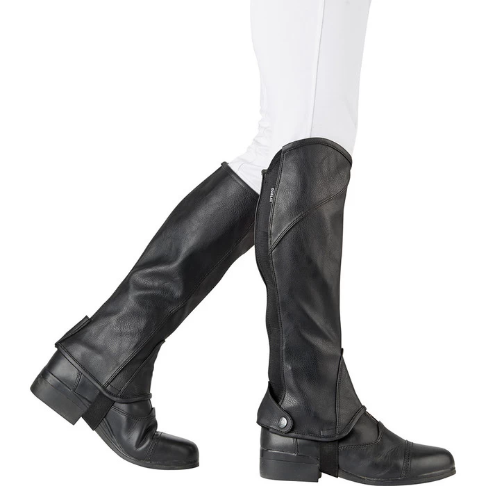 Dublin Stretch Fit Half Chaps Black 3 Dublin Stretch Fit Half Chaps Black