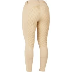 Equestrian Products Store -Equestrian Products Store Dublin Womens Performance Cool It Dot Gel Riding Tights Beige 2.700x700
