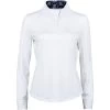 Dublin Womens Ria Long Sleeve Competition Shirt - White / Navy