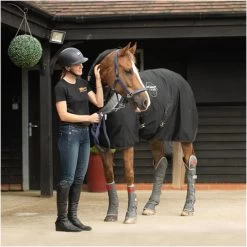 Equilibrium Magnetic Rug With Neck - Black -Equestrian Products Store Equilibrium Magnetic Rug with Neck Black 7.700x700