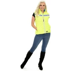 2022 Equisafety Polite Hi Vis Fitted Gilet POL-G - Yellow -Equestrian Products Store Equisafety Polite Hi Vis Fitted Gilet POL G Yellow 3.700x700