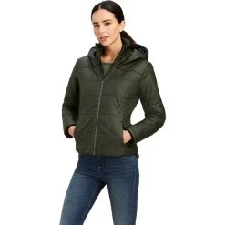 2022 Ariat Womens Harmony Insulated Jacket 10041215 - Forest Mist