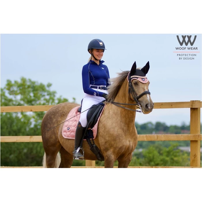 Woof Wear Vision Close Contact Saddle Pad - Rose Gold Colour Rose Gold 3 Woof Wear Vision Close Contact Saddle Pad - Rose Gold Colour Rose Gold - Image 2