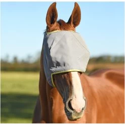 Equilibrium Field Relief Midi Fly Mask Without Ears Grey Colour Grey/yellow