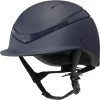 2022 Charles Owen This Esme X Luna Riding Helmet & Headband - Midnight Colour Midnight