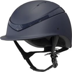 2022 Charles Owen This Esme X Luna Riding Helmet & Headband - Midnight Colour Midnight
