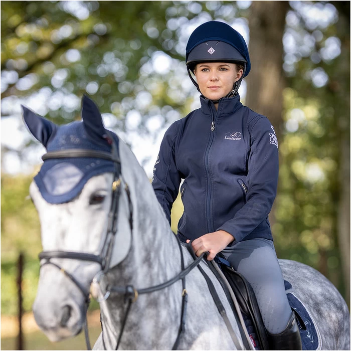 Charles Owen Pro II Plus Round Fit Skull Helmet - Navy Colour Navy 4 Charles Owen Pro II Plus Round Fit Skull Helmet - Navy Colour Navy - Image 2