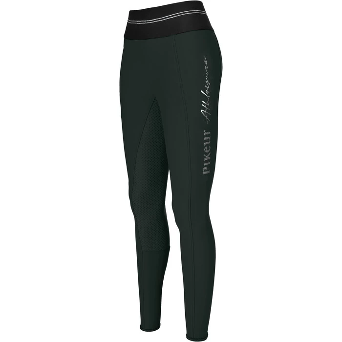 Pikeur Womens Gia Athleisure II Grip Breeches 2458 - Dark Green 3 Pikeur Womens Gia Athleisure II Grip Breeches 2458 - Dark Green