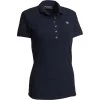 2023 Ariat Womens Prix 2.0 Short Sleeve Polo 10030467 - Navy Colour Navy -Equestrian Products Store S20 WMS ENGL Couto 10030396 ghost front.700x700