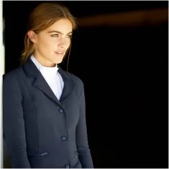 Ariat Womens Galatea Show Coat 10030558 - Navy -Equestrian Products Store S20 WMS ENGL LaCunha Carmel SHOT 04 4253 10030558 lifestyle.700x700