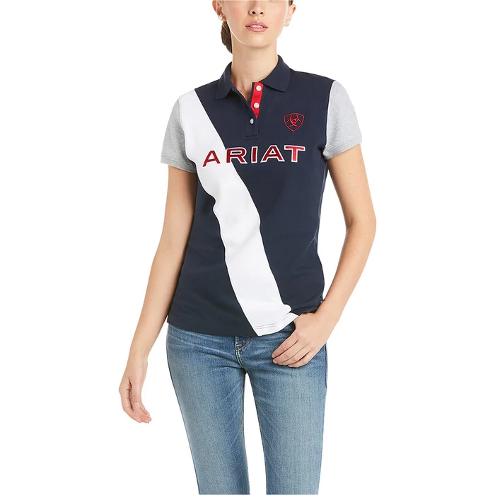 Ariat Womens Taryn Short Sleeve Polo Team 10034951 3 Ariat Womens Taryn Short Sleeve Polo Team 10034951
