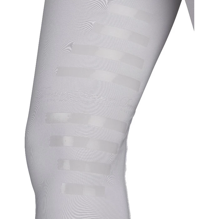 Derriere Equestrian Womens Deauville Knee Grip Leggings DDKGL2022 - White Colour White 5 Derriere Equestrian Womens Deauville Knee Grip Leggings DDKGL2022 - White Colour White - Image 3