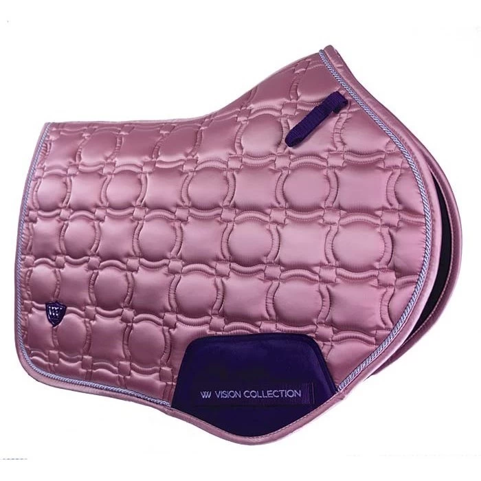 Woof Wear Vision Close Contact Saddle Pad - Rose Gold Colour Rose Gold 2 Woof Wear Vision Close Contact Saddle Pad - Rose Gold Colour Rose Gold