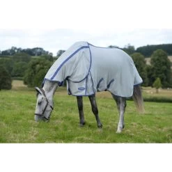 WeatherBeeta ComFiTec Airflow II Detach-A-Neck Rug - Grey / Blue -Equestrian Products Store WeatherBeeta20ComFiTec20Airflow20II20Detach A Neck201002927020Grey20Blue side2.700x700