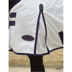 Weatherbeeta Comfitec Essential Mesh Combo Neck Fly Rug White / Purple -Equestrian Products Store Weatherbeeta Comfitec Essential Mesh Combo Neck White 4.700x700
