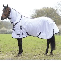 Weatherbeeta Comfitec Essential Mesh Combo Neck Fly Rug White / Purple