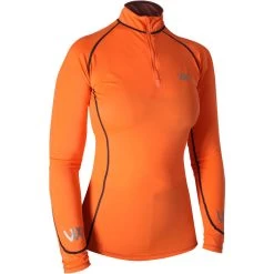 Woof Wear Womens Performance Riding Shirt Orange