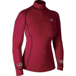 Woof Wear Womens Performance Riding Shirt - Shiraz Colour Shiraz