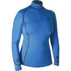 Woof Wear Womens Performance Riding Shirt Tuquoise