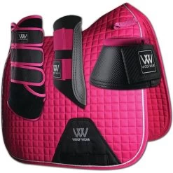 Woof Wear Dressage Saddle Cloth Berry -Equestrian Products Store berry20set.700x700