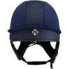 2022 Charles Owen Harlow MS1 Pro Jockey Skull & Headband NRGMS1PLRG - Navy / Rose Gold