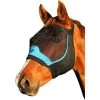 Woof Wear UV Fly Mask Without Ears - Black / Turquoise Colour Black/Turquoise