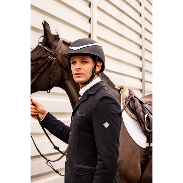 Charles Owen Halo Helmet & Headband HALOBS - Black / Platinum 5 Charles Owen Halo Helmet & Headband HALOBS - Black / Platinum - Image 3