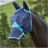Weatherbeeta Comfitec Fine Mesh Mask With Ears & Nose - Navy / Turquoise Colour Navy/Turquoise -Equestrian Products Store mega lutwb1454.700x700