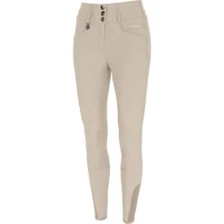 2023 Pikeur Womens Candela Full Seat Grip Breeches 141706 479 - Vanilla Cream